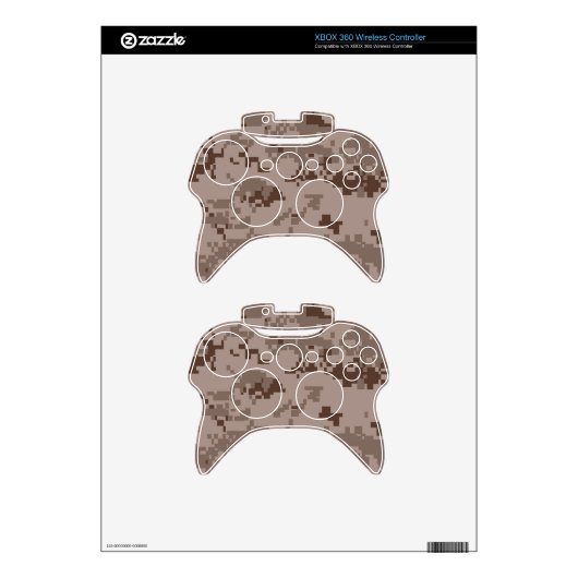 U.S. Marine Corps Marpat Desert Camouflage Xbox 360 Controller Skin (Product)