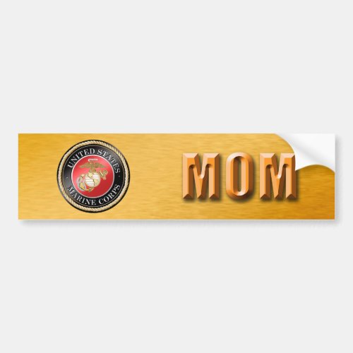 US Marine Corps Mom Bumper Sticker