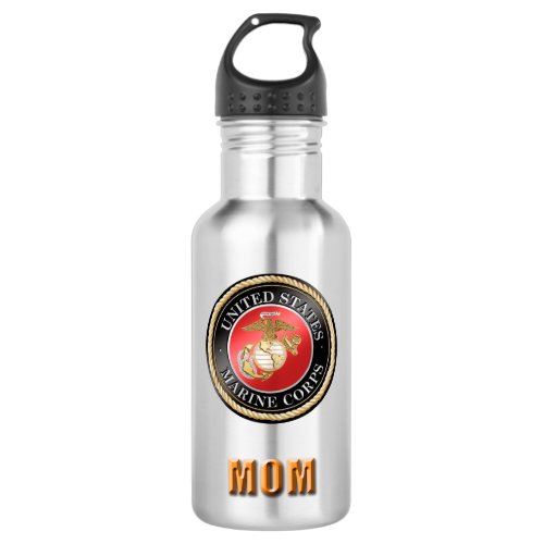 US Marine Corps Mom Water Bottle