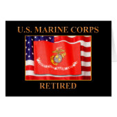 U.S. Marine Corps Note Card (Front Horizontal)