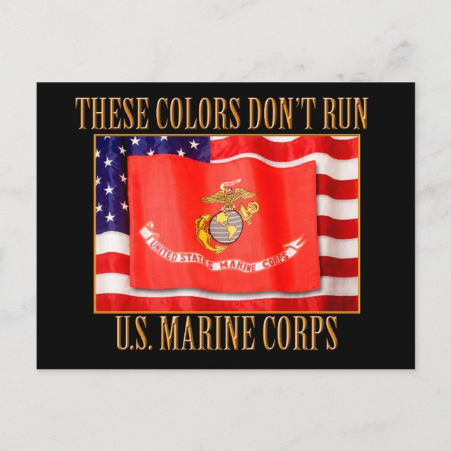 U.S. Marine Corps Postcard (Front)