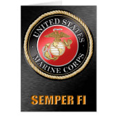 U.S. Marine Corps Semper Fi cards (Front)