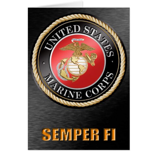 US Marine Corps Semper Fi cards