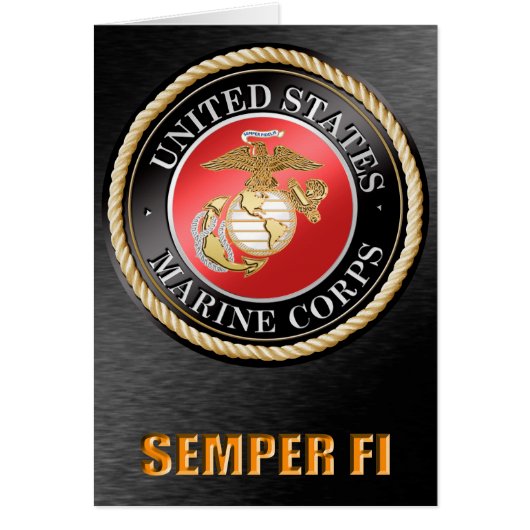 U.S. Marine Corps Semper Fi cards (Front)