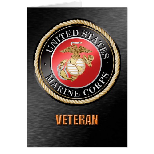US Marine Corps Veteran Card