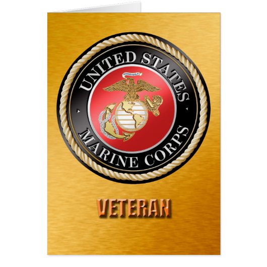 U.S. Marine Corps Veteran Cards (Front)