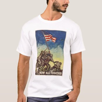 U.s. Marine Corps Vintage "now All Together" T-shirt by s_and_c at Zazzle