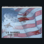 U.S. Marines Calendar<br><div class="desc">Thousands of spectators stand in awe as the Harrier and F-35 Lightning II pilots demonstrate their skills. We are thankful and grateful for their service to our country and our freedom. This 12-month calendar features beautiful images of 2 amazing USMC fighter jets. Makes a great gift for veterans, family, friends,...</div>