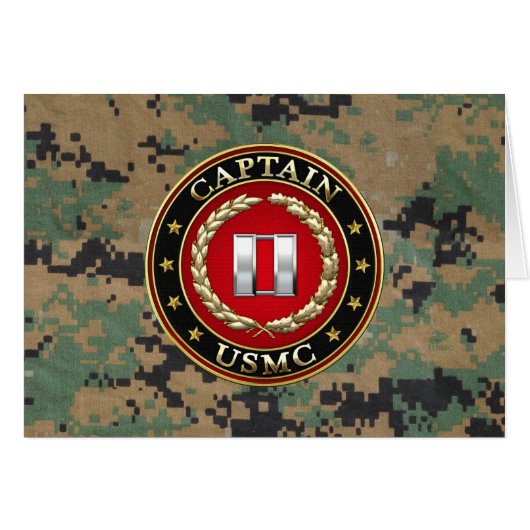 U.S. Marines: Captain (USMC Capt) [3D] (Front Horizontal)
