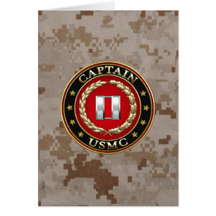U.S. Marines: Captain (USMC Capt) [3D] Cards