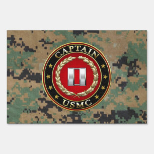 U.S. Marines: Captain (USMC Capt) [3D] Sign