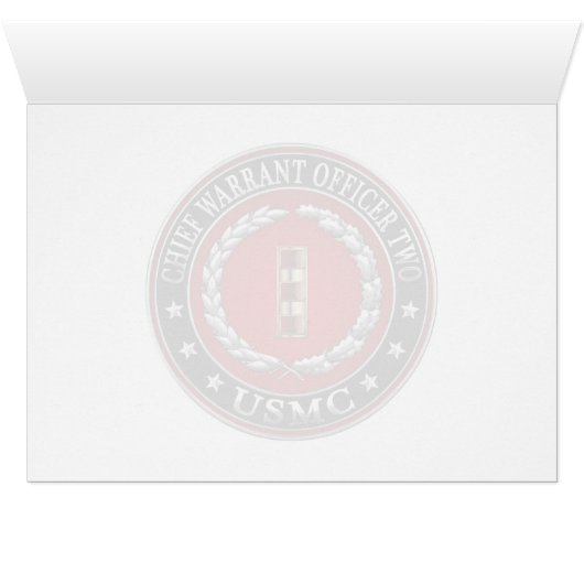 U.S. Marines: Chief Warrant Two (USMC CWO-2) [3D] (Inside Horizontal (Bottom))