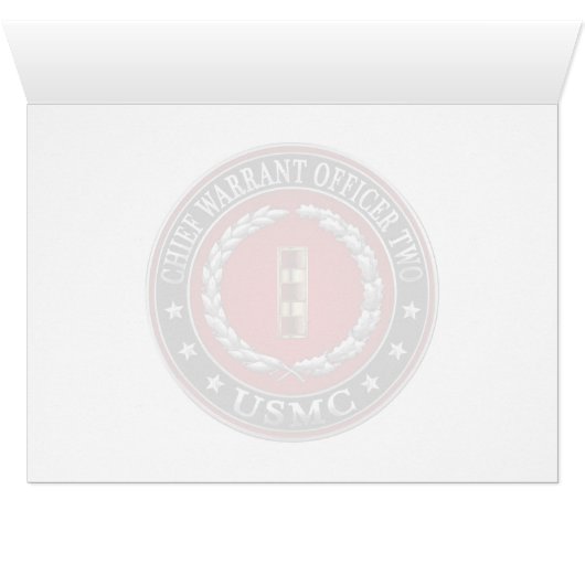 U.S. Marines: Chief Warrant Two (USMC CWO-2) [3D] (Inside Horizontal (Bottom))