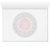 U.S. Marines: Chief Warrant Two (USMC CWO-2) [3D] Cards (Inside Horizontal (Bottom))
