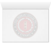 U.S. Marines: Chief Warrant Two (USMC CWO-2) [3D] Cards (Inside Horizontal (Bottom))