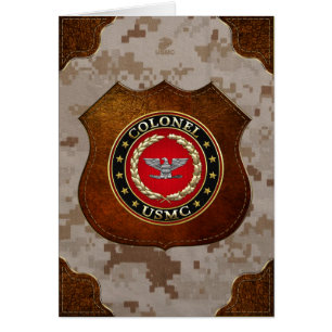 U.S. Marines: Colonel (USMC Col) [3D] Cards