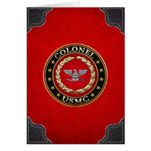 U.S. Marines: Colonel (USMC Col) [3D] Cards