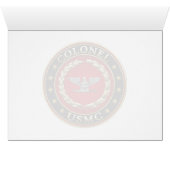 U.S. Marines: Colonel (USMC Col) [3D] Cards (Inside Horizontal (Bottom))
