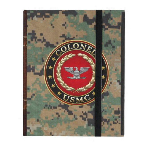 US Marines Colonel USMC Col 3D iPad Cover