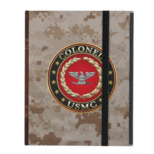 US Marines Colonel USMC Col 3D iPad Folio Case