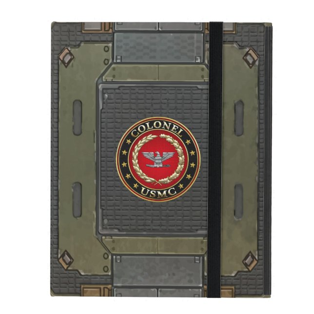 U.S. Marines: Colonel (USMC Col) [3D] iPad Folio Case (Front Closed)
