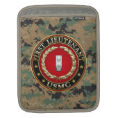 U.S. Marines: First Lieutenant (USMC 1stLt) [3D] Sleeve For iPads (Front)