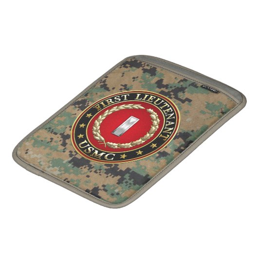 U.S. Marines: First Lieutenant (USMC 1stLt) [3D] Sleeve For iPads (Front Bottom)