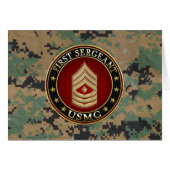 U.S. Marines: First Sergeant (USMC 1stSgt) [3D] (Front Horizontal)