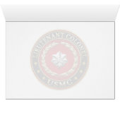 U.S. Marines: Lieutenant Colonel (USMC LtCol) [3D] Cards (Inside Horizontal (Bottom))
