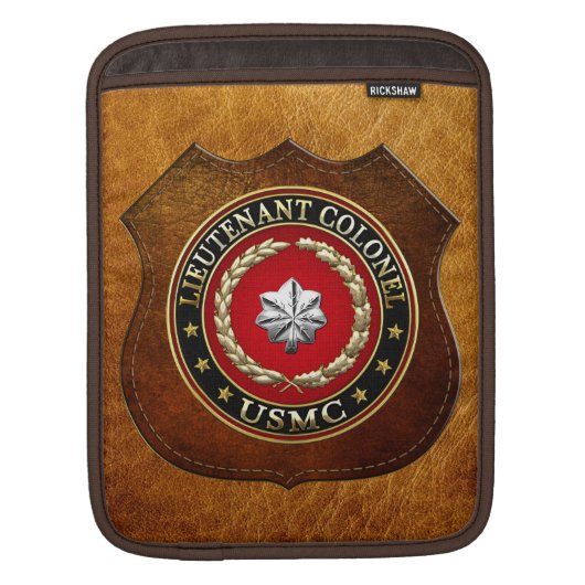 U.S. Marines: Lieutenant Colonel (USMC LtCol) [3D] Sleeve For iPads (Front)