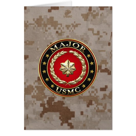 U.S. Marines: Major (USMC Maj) [3D] (Front)