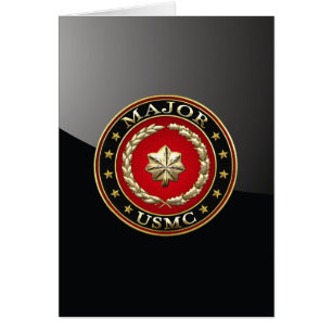 U.S. Marines: Major (USMC Maj) [3D] Cards