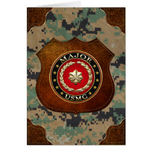 U.S. Marines: Major (USMC Maj) [3D] Cards