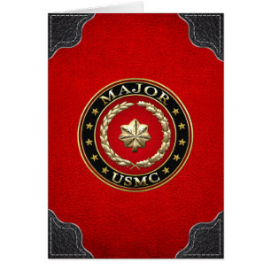 U.S. Marines: Major (USMC Maj) [3D] Cards