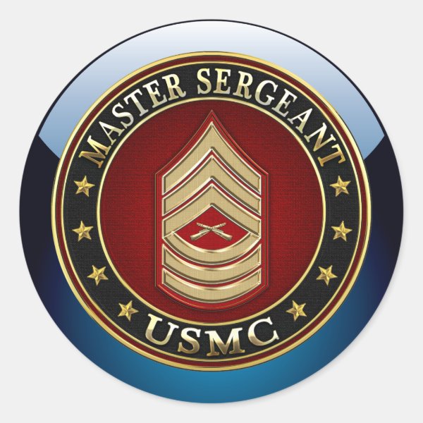 Personalized Marine Master Sergeant Rank Insignia Gifts on Zazzle