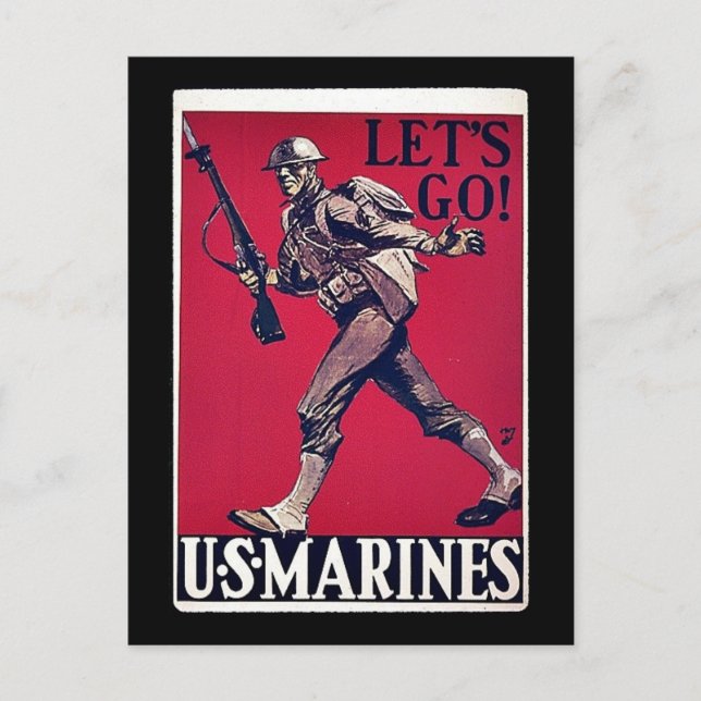 U.S.Marines Postcard (Front)