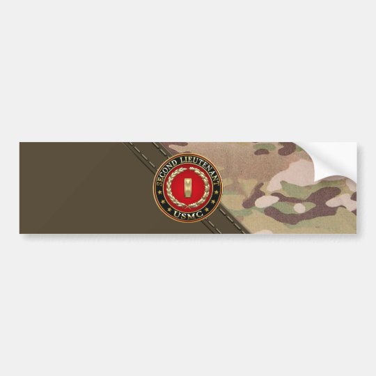 U.S. Marines: Second Lieutenant (USMC 2ndLt) [3D] Bumper Sticker ...