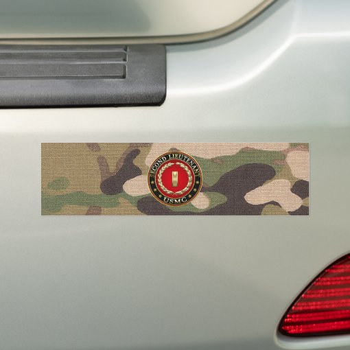 U.S. Marines: Second Lieutenant (USMC 2ndLt) [3D] Bumper Sticker | Zazzle