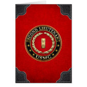 U.S. Marines: Second Lieutenant (USMC 2ndLt) [3D] Cards (Front)
