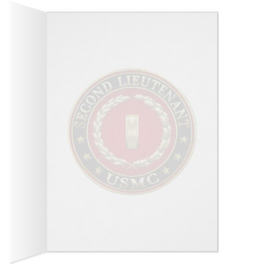 U.S. Marines: Second Lieutenant (USMC 2ndLt) [3D] Cards (Inside (Right))