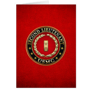 U.S. Marines: Second Lieutenant (USMC 2ndLt) [3D] Cards