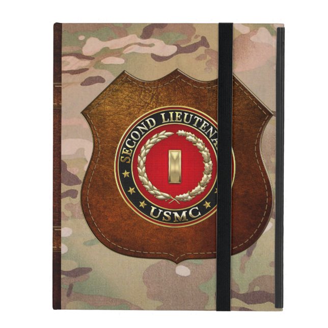 U.S. Marines: Second Lieutenant (USMC 2ndLt) [3D] iPad Cover (Front Closed)