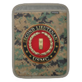 U.S. Marines: Second Lieutenant (USMC 2ndLt) [3D] Sleeve For iPads (Front)