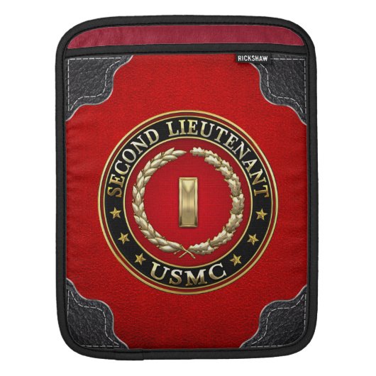 U.S. Marines: Second Lieutenant (USMC 2ndLt) [3D] Sleeve For iPads (Front)
