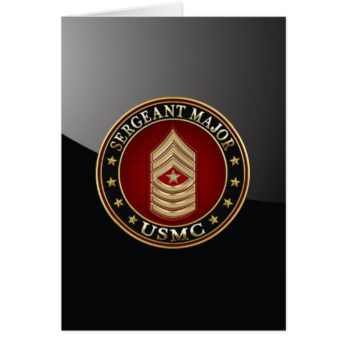 US Marines Sergeant Major USMC SgtMaj 3D