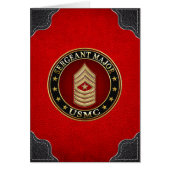 U.S. Marines: Sergeant Major (USMC SgtMaj) [3D] (Front)