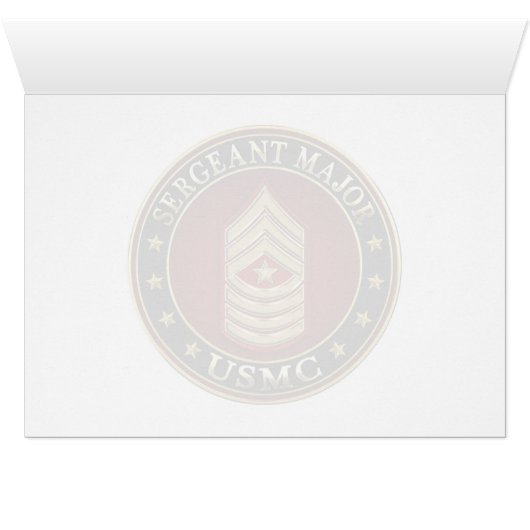 U.S. Marines: Sergeant Major (USMC SgtMaj) [3D] (Inside Horizontal (Bottom))