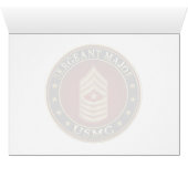 U.S. Marines: Sergeant Major (USMC SgtMaj) [3D] Cards (Inside Horizontal (Bottom))