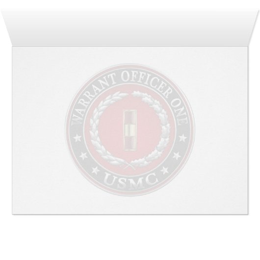 U.S. Marines: Warrant Officer One (USMC WO-1) [3D] (Inside Horizontal (Bottom))