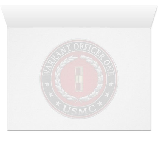 U.S. Marines: Warrant Officer One (USMC WO-1) [3D] (Inside Horizontal (Bottom))